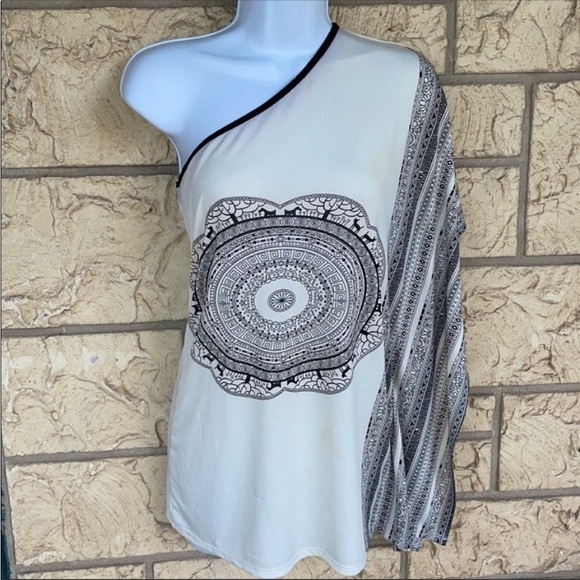 A’Gaci Top Boho off shoulder Sexy Blouse Night out off shoulder Vacation - Picture 3 of 12